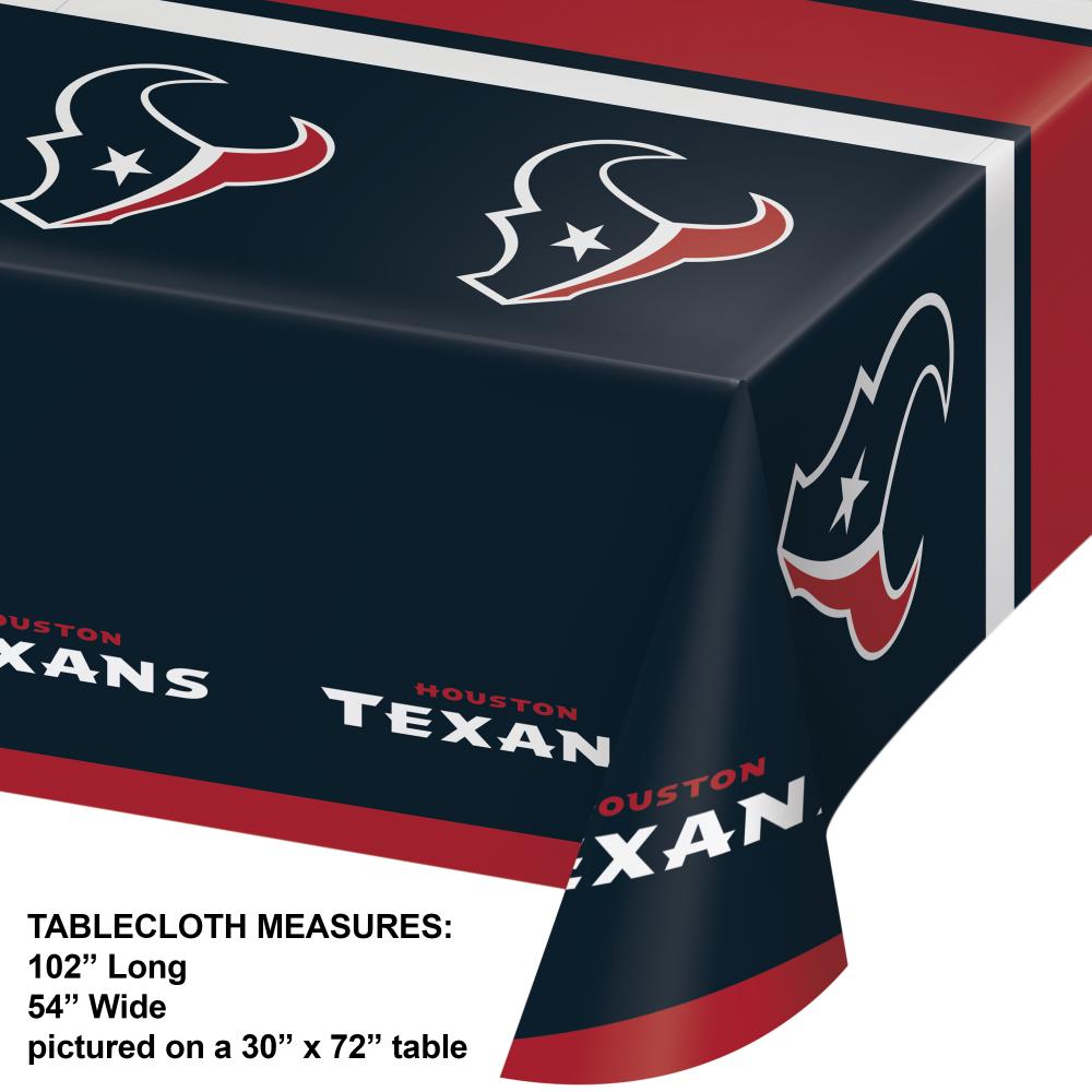 12/Case Bulk Houston Texans Table Covers