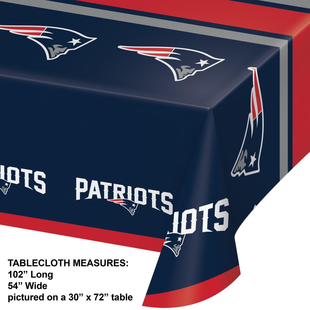 12/Case Bulk New England Patriots Table Covers