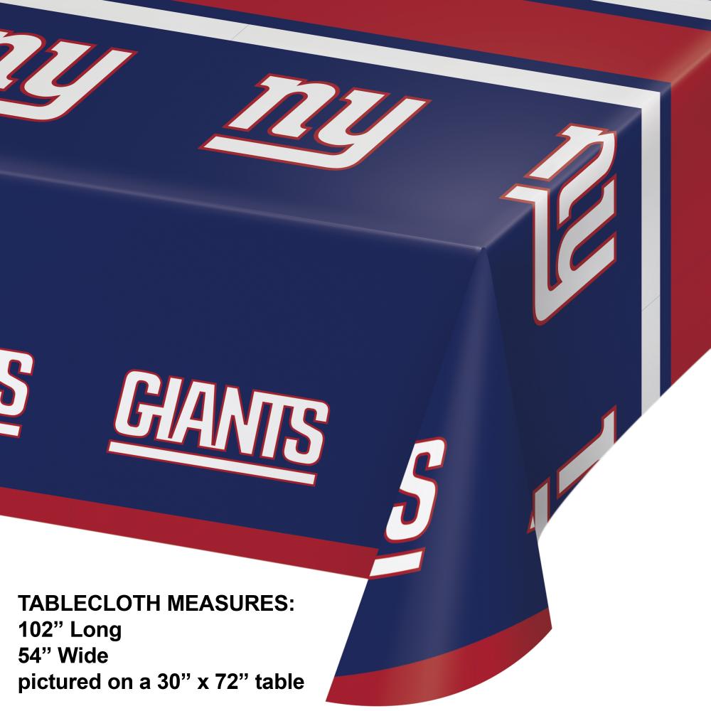 12/Case Bulk New York Giants Table Covers