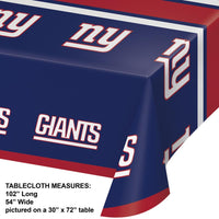12/Case Bulk New York Giants Table Covers