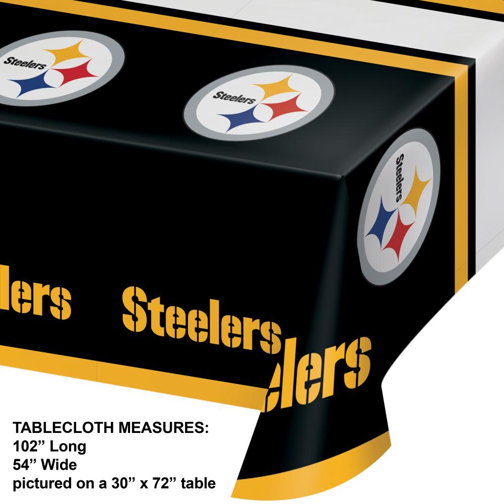 12/Case Bulk Pittsburgh Steelers Table Covers