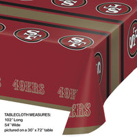 12/Case Bulk San Francisco 49ers Table Covers