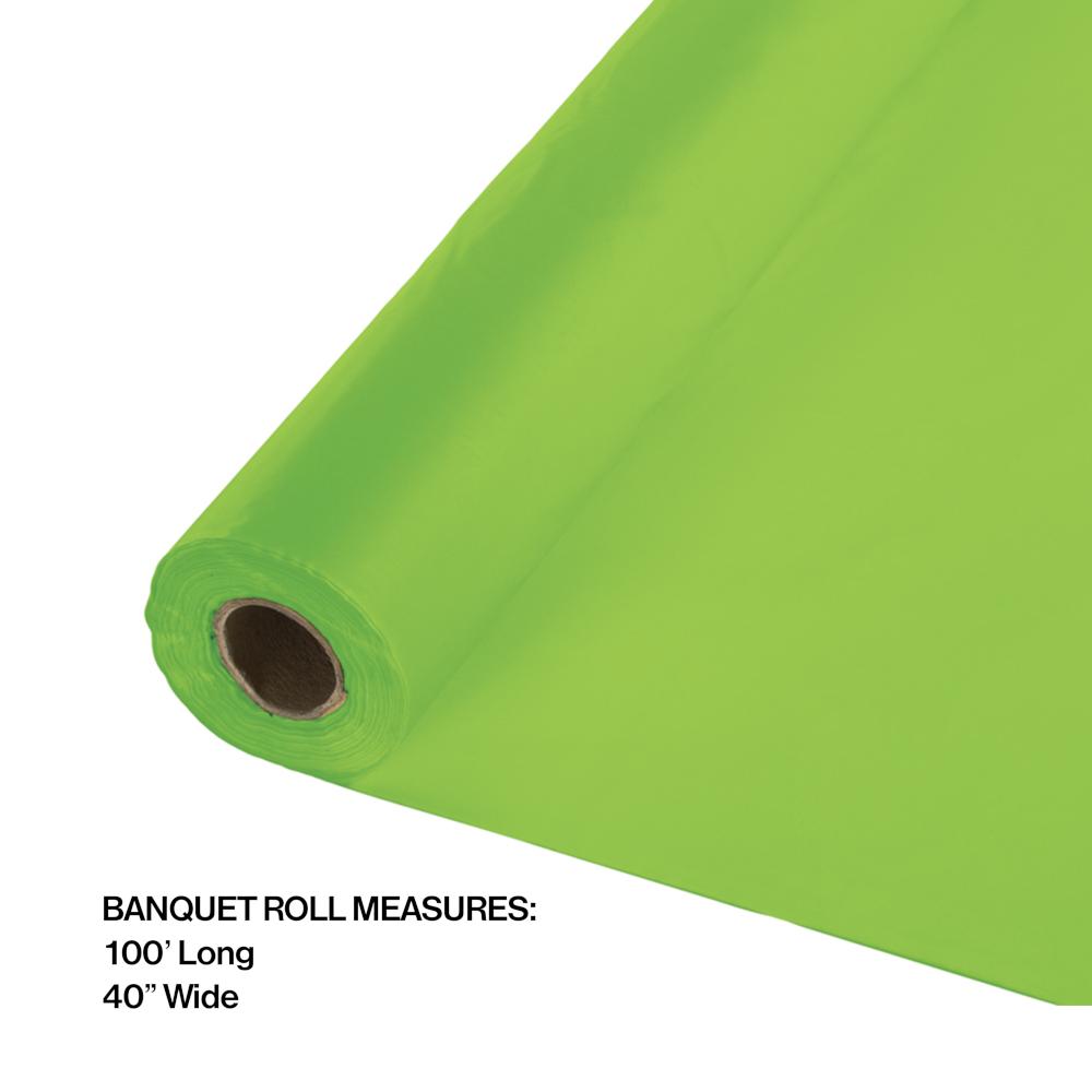 100 ft by 40 inch Fresh Lime Banquet Table Roll