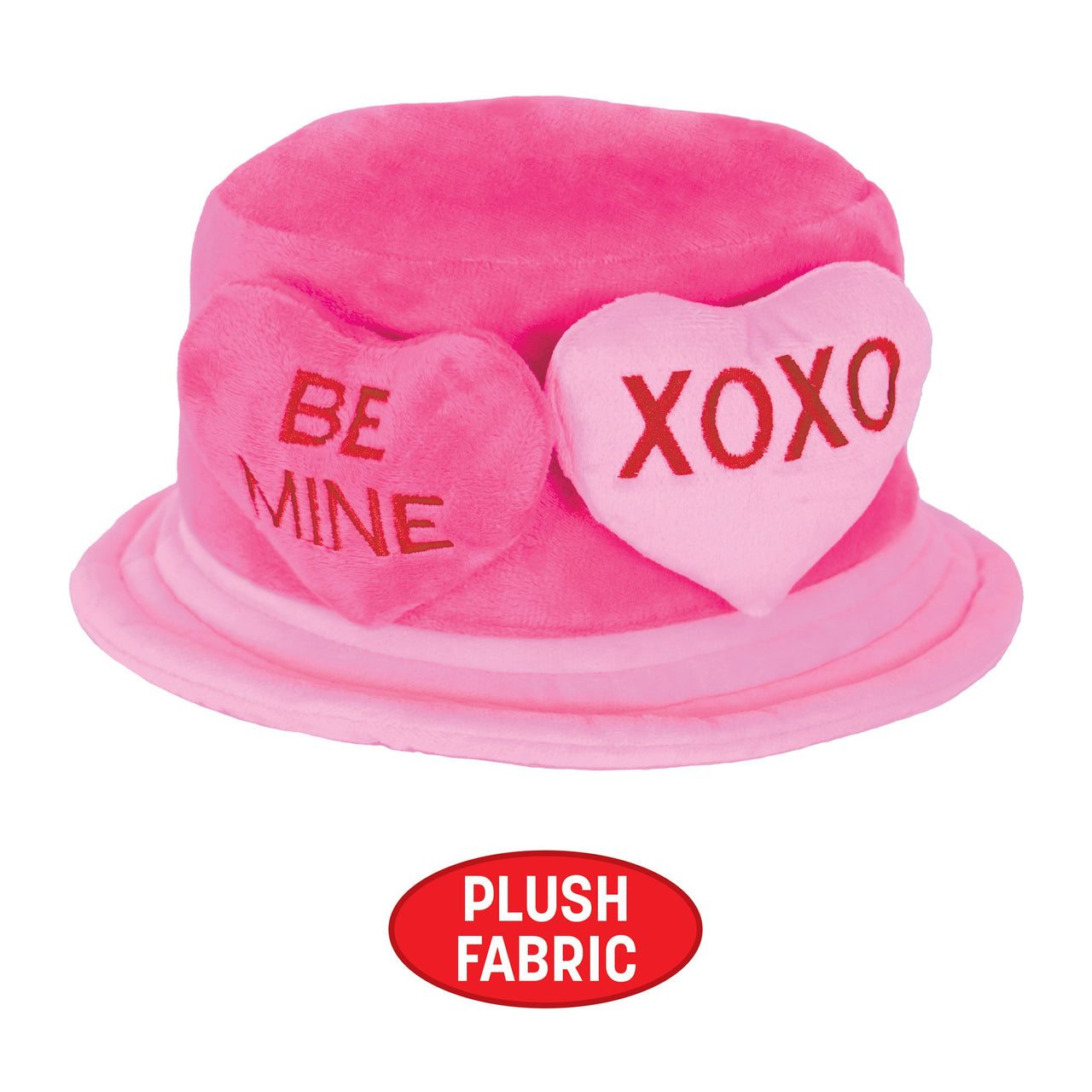Plush Candy Heart Hat - One Size Fits Most Novelty - view 4