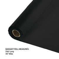 250 ft by 40 inch Black Velvet Banquet Roll