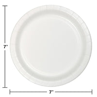 240ct Bulk White Dessert Plates