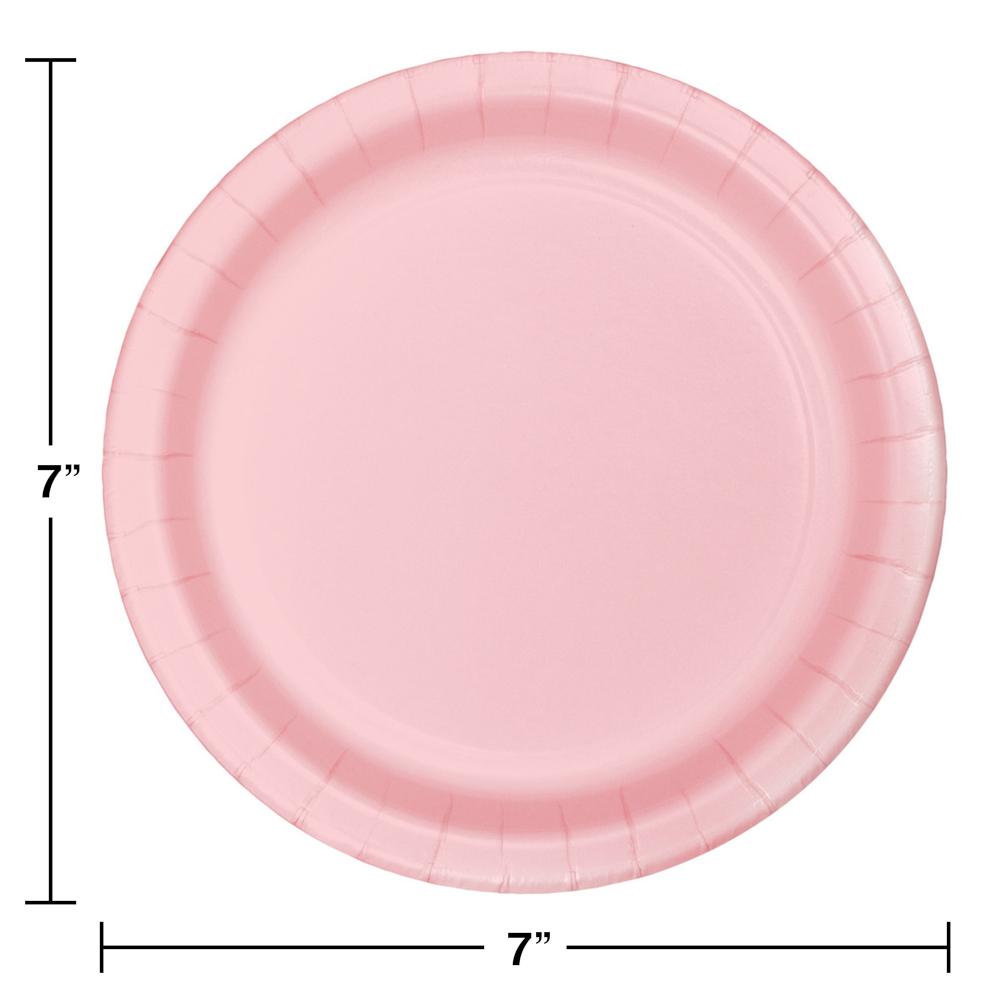 240ct Bulk Classic Pink Dessert Plates