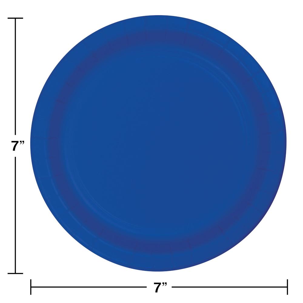 240ct Bulk Cobalt Blue Dessert Plates