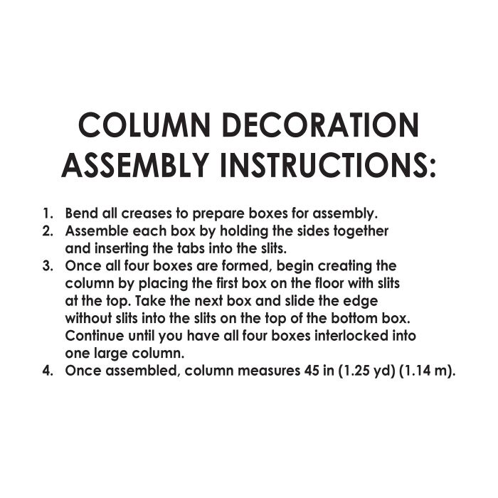 Foil 2027 Column Decoration - New Year's & Graduation Party