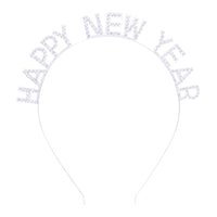 Rhinestone Happy New Year Headband (1 per package)