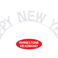 Rhinestone Happy New Year Headband