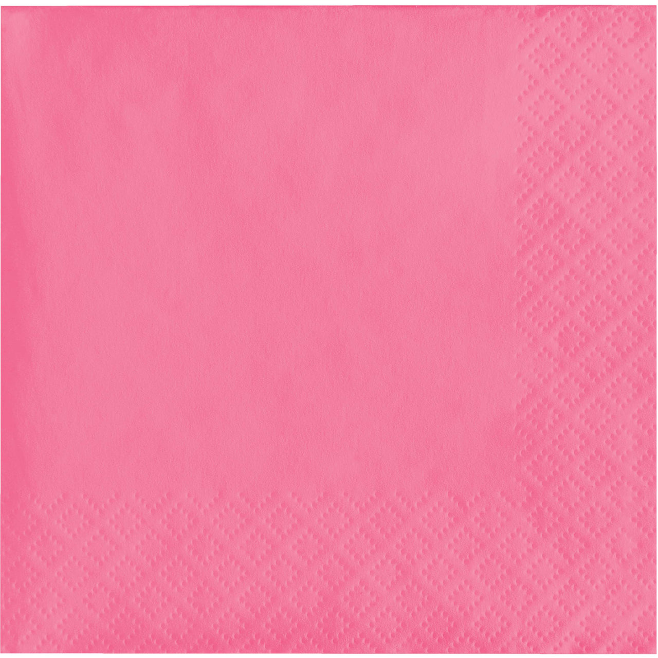 Candy Pink Beverage Napkins 5" x 5"