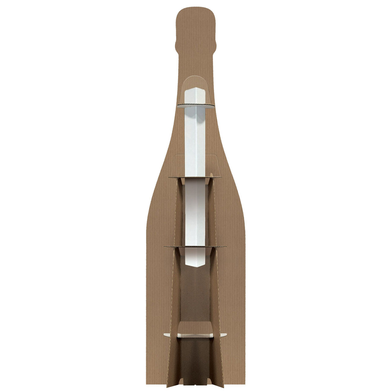 Champagne Bottle Stand-Up Prop - 4ft 10in | New Year's & Awards