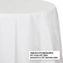 12ct Bulk White Better than Linen Round