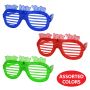 Happy New Year LED Shutter Glasses