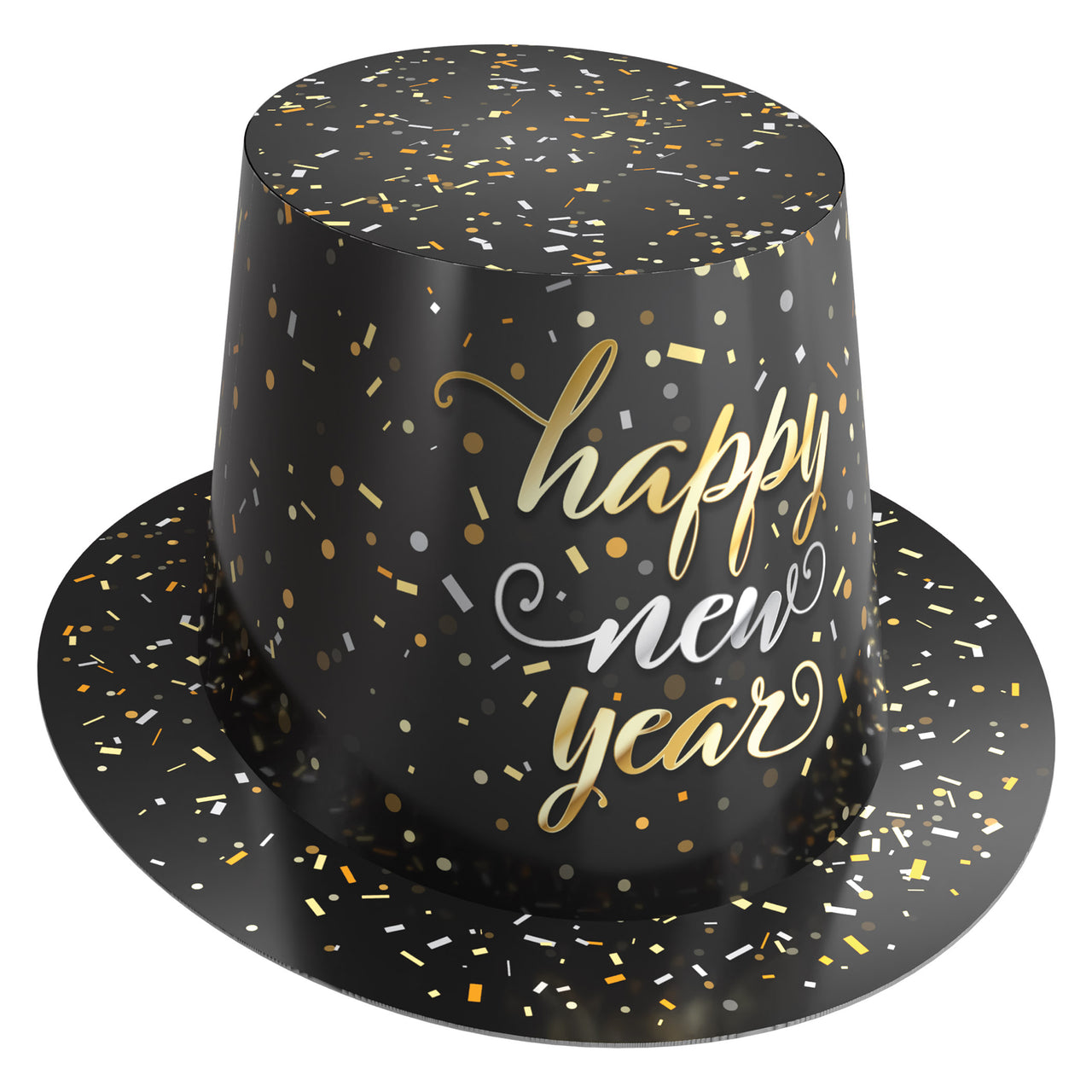 Confetti New Year Hi-Hat, Hats, New Years