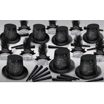 Blackout New Year Party Kit for 50 People