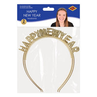Gold Happy New Year Headbands