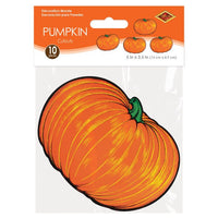 Mini Pumpkin Cutout Decorations (10 per package)