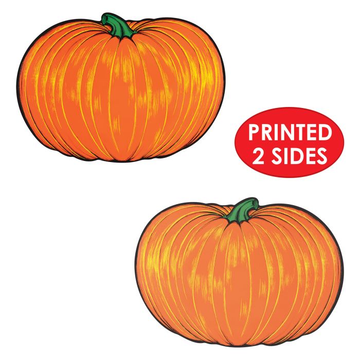 Mini Pumpkin Cutout Decorations (10 per package)