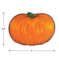 Mini Pumpkin Cutout Decorations (10 per package)