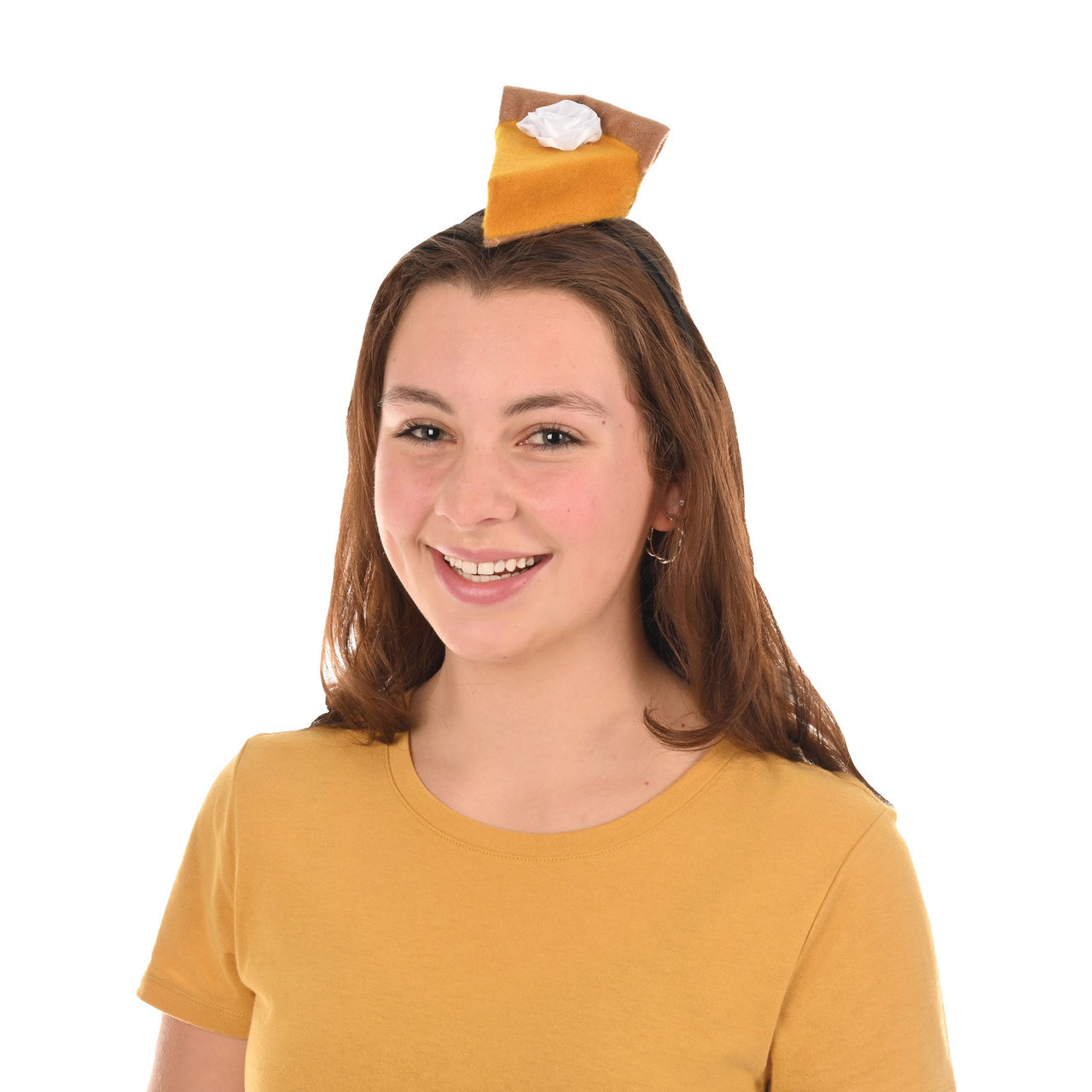 Festive Pumpkin Pie Headband - Thanksgiving & Fall Costume Accessory