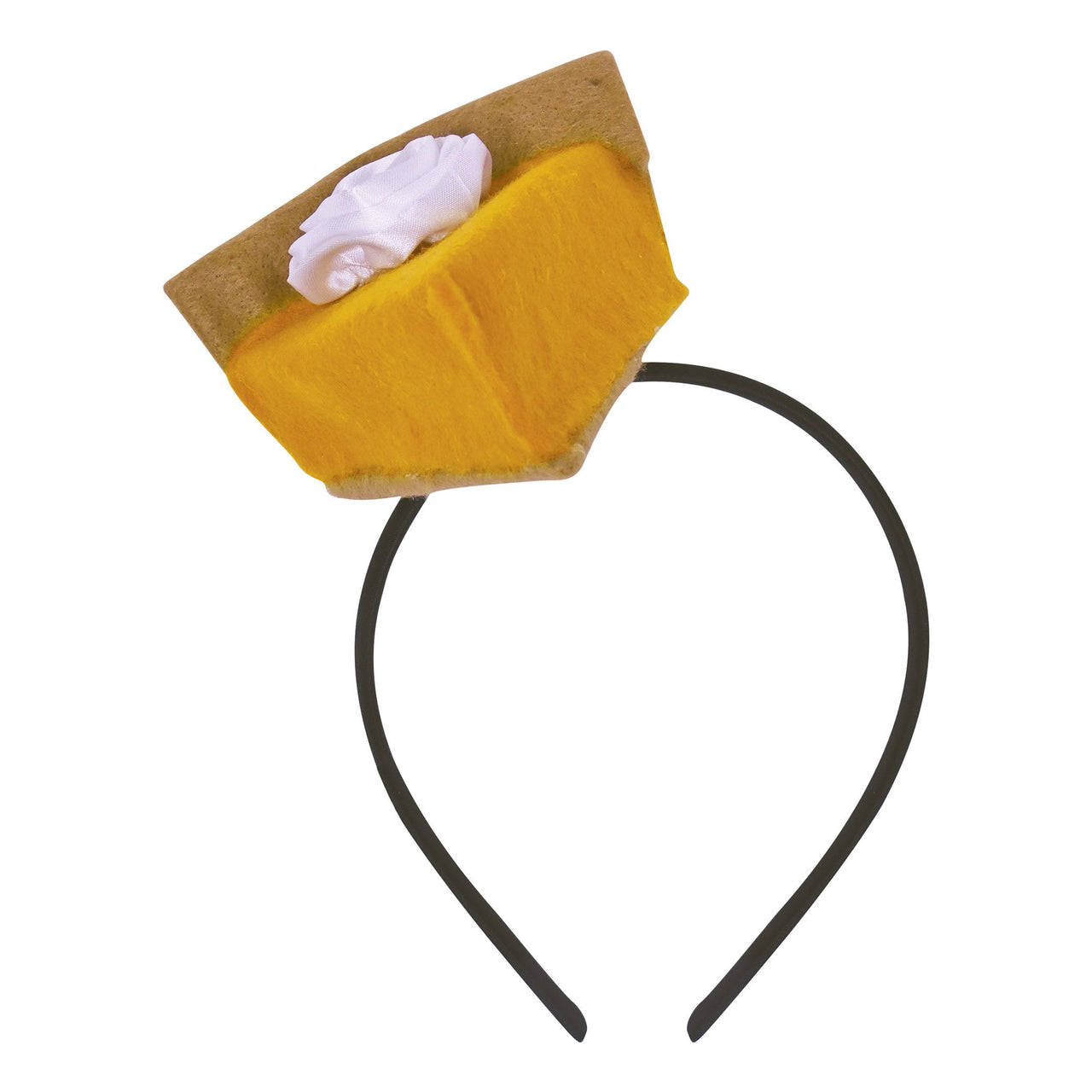 Festive Pumpkin Pie Headband - Thanksgiving & Fall Costume Accessory