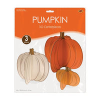 3-D Pumpkin Centerpieces (3 per package)