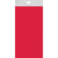 12ct Bulk Value Friendly Classic Red Plastic Table Cover