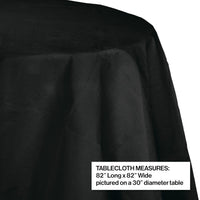 12ct Bulk Black Velvet Round Paper Table Covers
