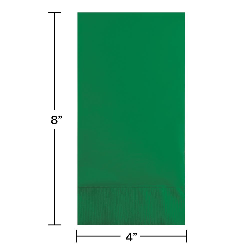 192ct Bulk Emerald Green 3 Ply Guest Towels