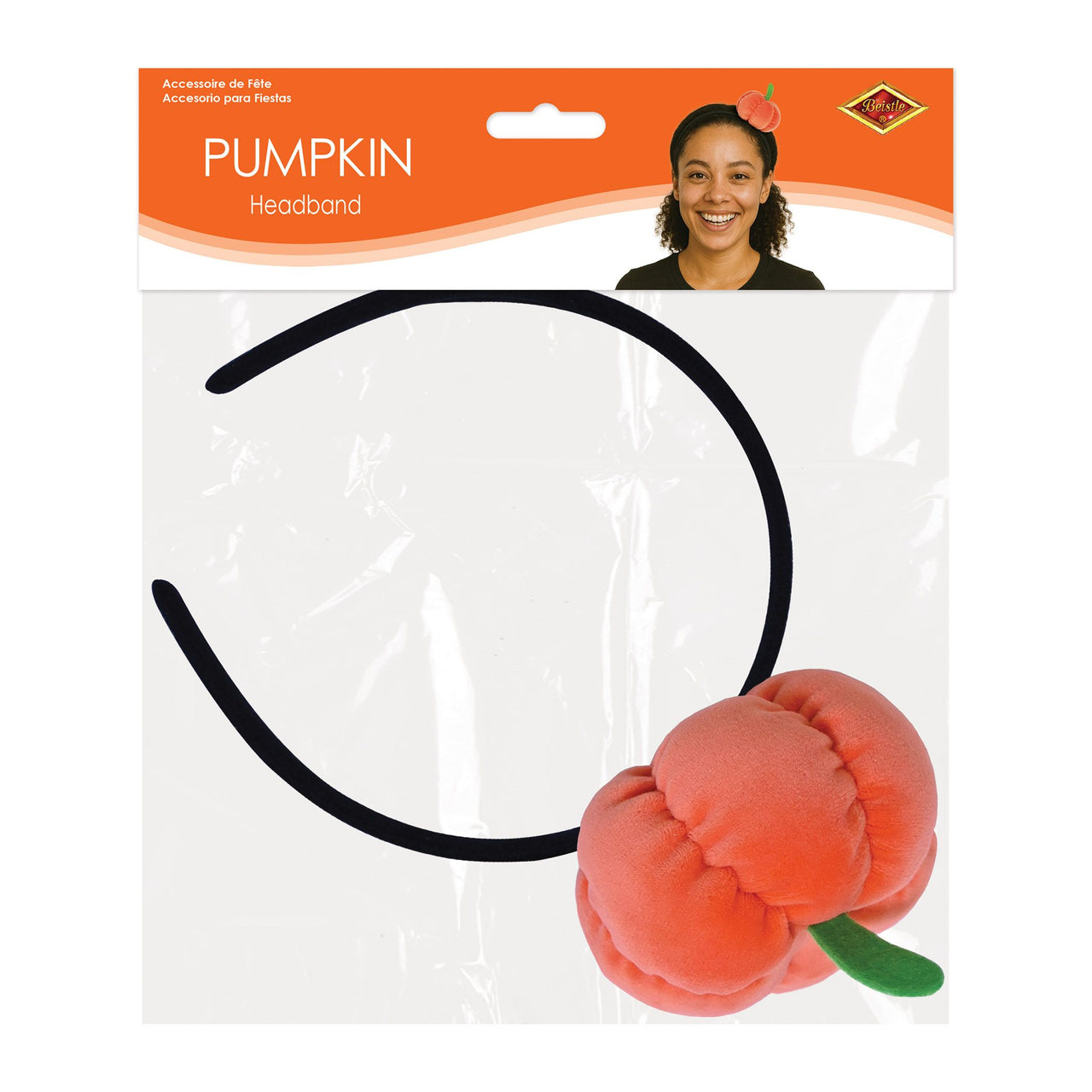 Festive Pumpkin Headband - Perfect for Fall & Thanksgiving