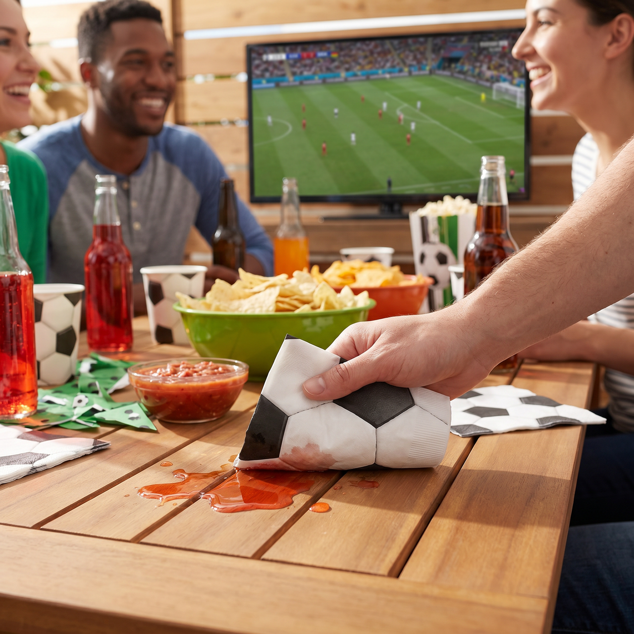 Soccer Luncheon Napkins - 16ct (2-Ply) - Sports Party Supplies