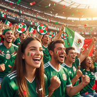 Mexico Boppers Headband - Soccer Fan Accessory