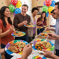 Balloon Blast 9 inch Paper Dinner Plate (96 per Case)