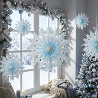 Christmas Dip-Dyed Snowflake