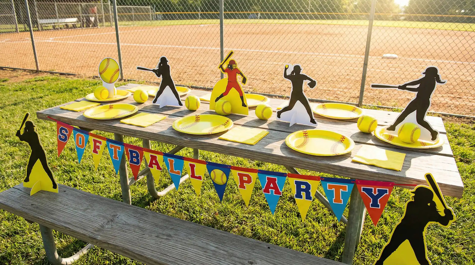 Softball Party Supplies and Decorations
