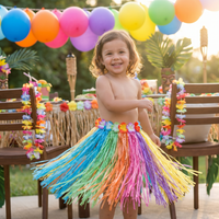 Luau Party Child Artificial Grass Hula Skirts