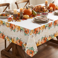 Harvest Delight Paper Tablecover, Border Print (Case of 12)