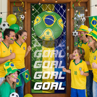 Brasil Soccer Door Cover - All-Weather 6ft x 30in