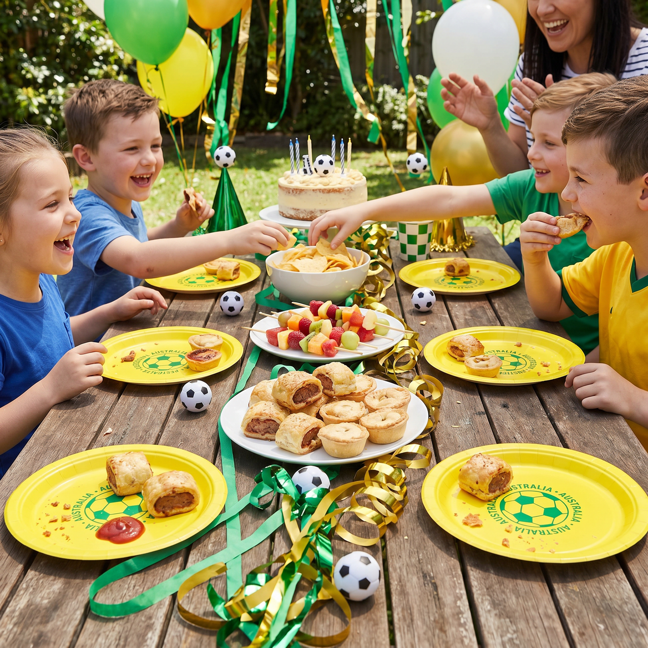 Soccer Party Plates - 9" Dinner Plates (8 Pack)