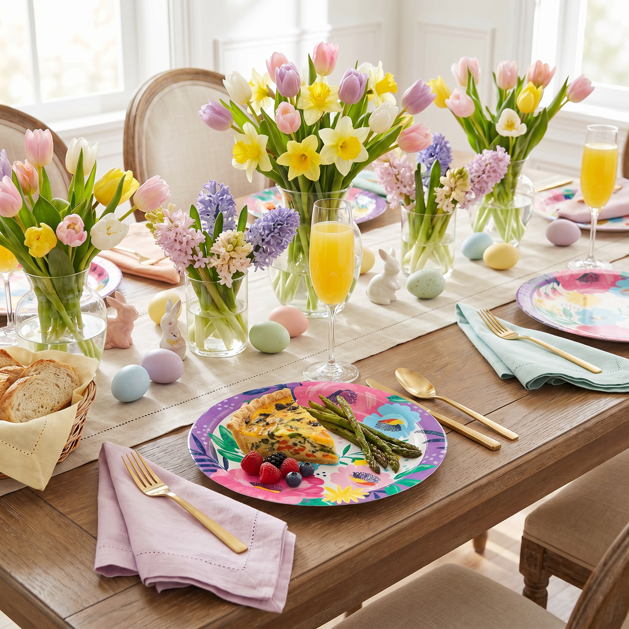 Fresh Florals Dinner Plate (96 per Case)