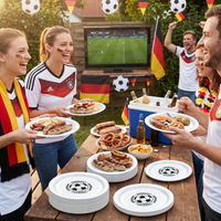 Germany Soccer Party Plates - 9 Inch (8-Pack)