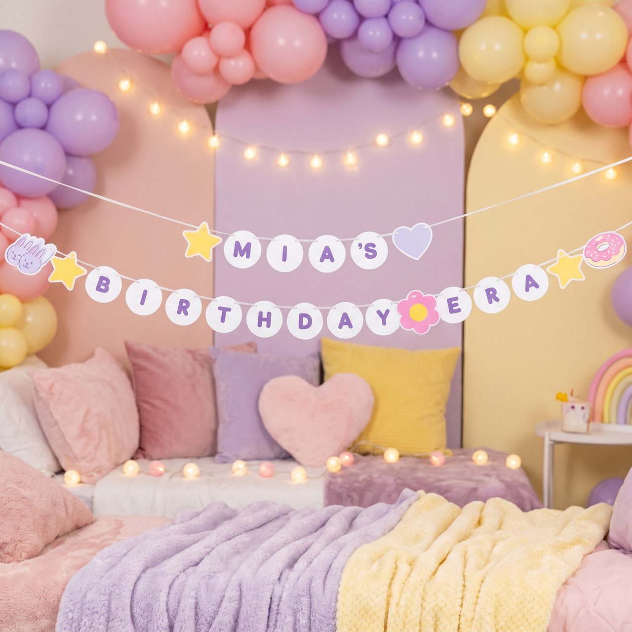 Sweet Dreams DIY Pennant Banner w/ Stickers (12 per Case)