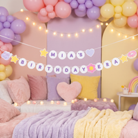 Sweet Dreams DIY Pennant Banner w/ Stickers (12 per Case)