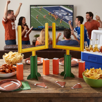 3D Football Goal Post Centerpieces - 11 Inch (2-Pack)