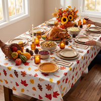 Thanksgiving Leaves Plastic 54