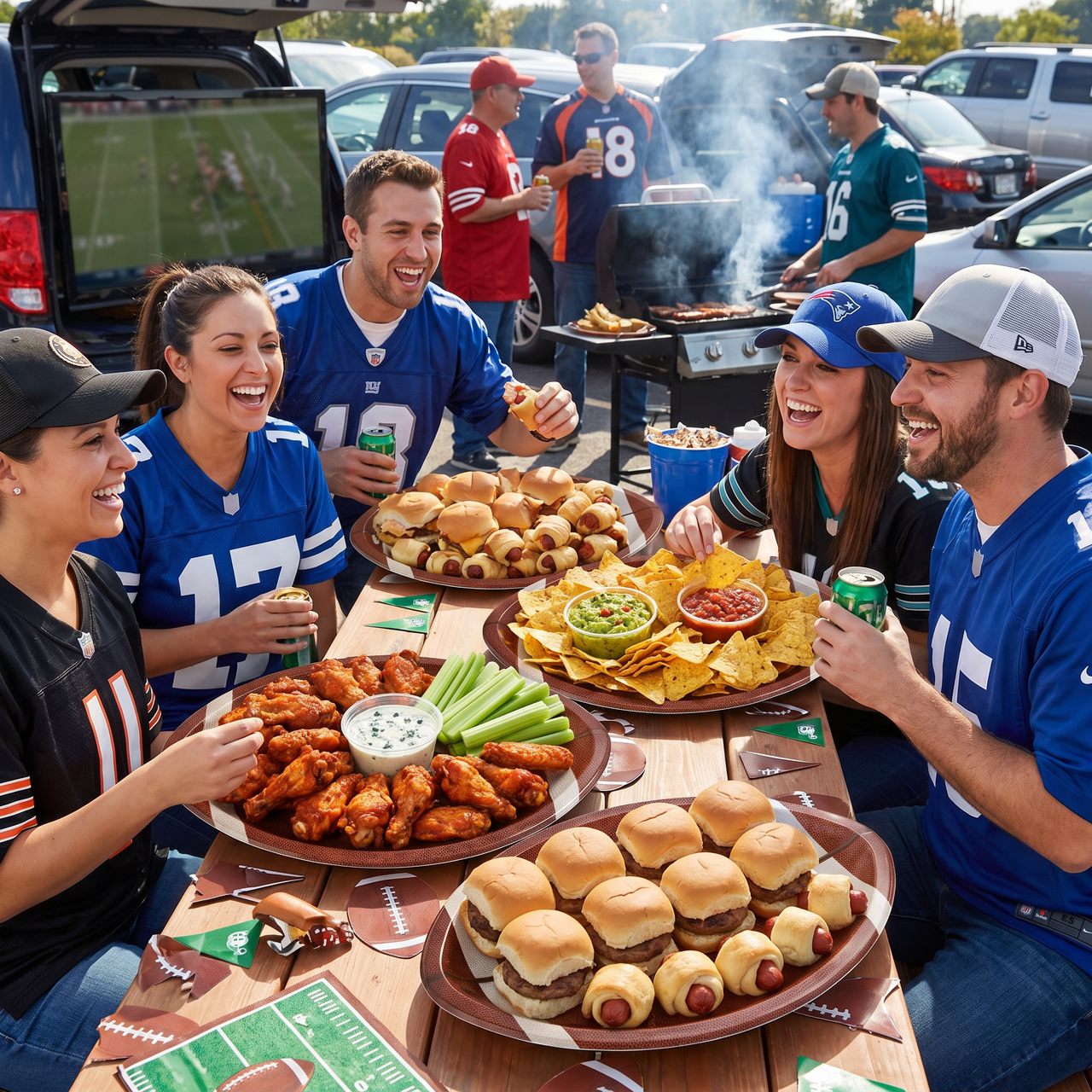 Football Plastic Trays (12 per Case)