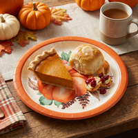 Harvest Delight Paper Dessert Plate (Case of 96)