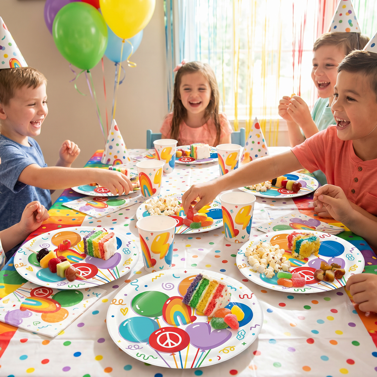 Bubbly Birthday Luncheon Plate (96 per Case)
